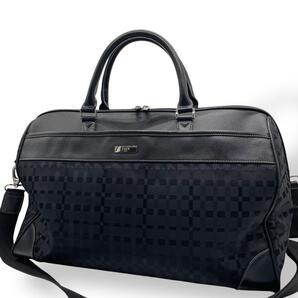 美品 DAKS ダックスゴルフ 2way ボストンバッグ ブラック 大容量