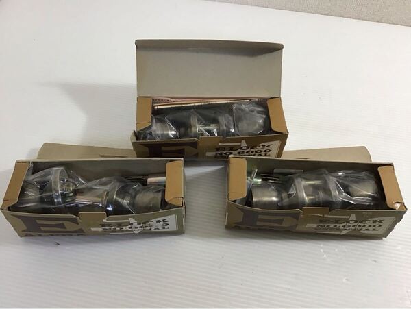 ★未使用★ ALPHA/アルファ ドアノブ 60U15TR US5P 3個セット No.6000 EーLOCK 空錠 ブロンズ 握り玉