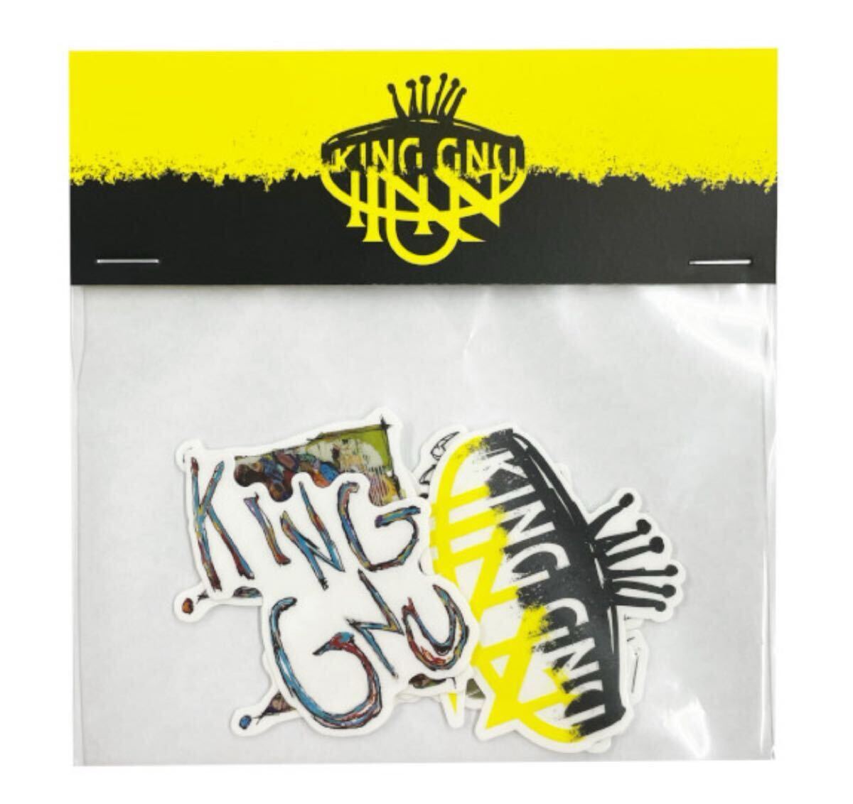 King Gnu ステッカー(非売品あり)＋ピンバッジ キングヌー ピンバッジ 【新品・未使用】 King Gnu CLUB GNU