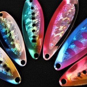 240322003■厚地&世界初の凹面塗装【6色組】 noby’s blue ■鱒一番 15g 新品 【送料無料】