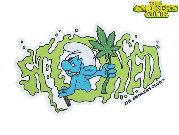 THE SMOKERS CLUB ザスモーカーズクラブ ステッカー カンナビスカップ ボング high times ハイタイムズ マリファナ 420 大麻 thc Smoke DZA