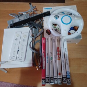 Wii本体 マリオカート ハンドルつき 太鼓の達人