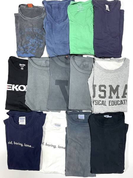 Tシャツ まとめ売り 13枚 champion GILDAN T1011 Mサイズ中心 Lサイズもあり フェード エイジング 古着 surf skate Y2K