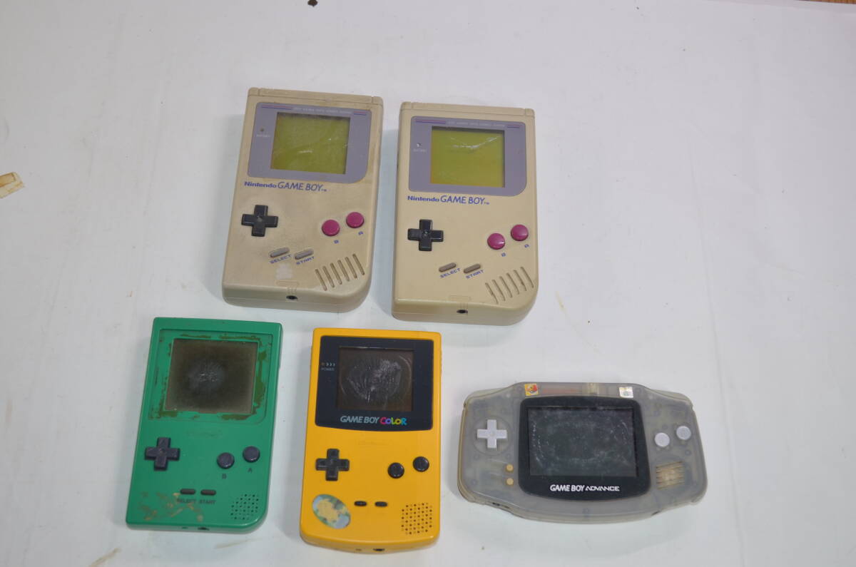ゲームボーイカラー1個 + ゲームボーイアドバンス2個 セット