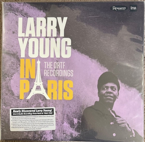 米 未発表 限定盤ナンバリング入 2LP Resonance Records 、 Larry Young /Larry Young In Paris: The ORTF Recordings HLP-9022