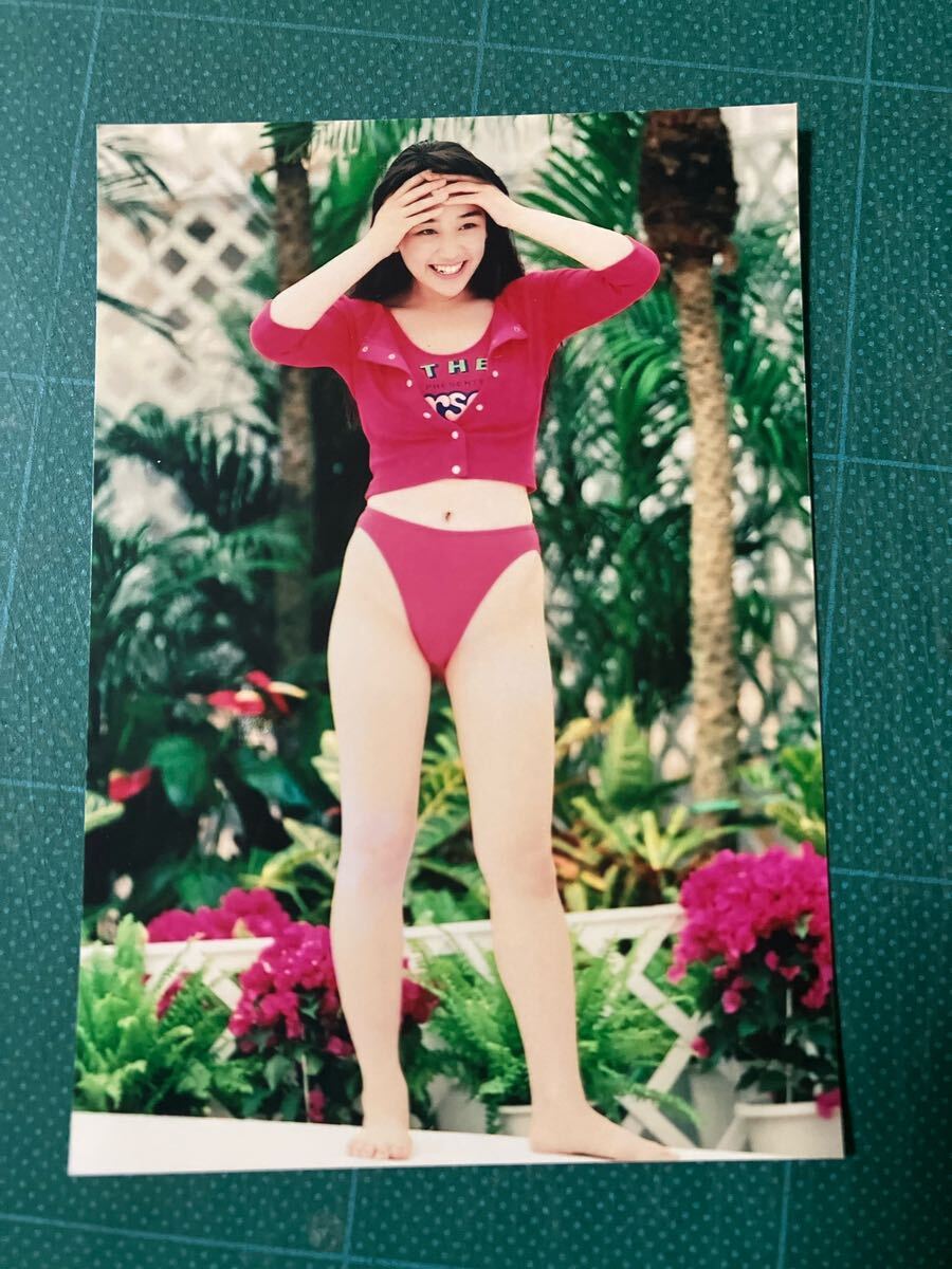 Yahoo!オークション - 【レア】柏原芳恵 写真 水着 くびれ 油断