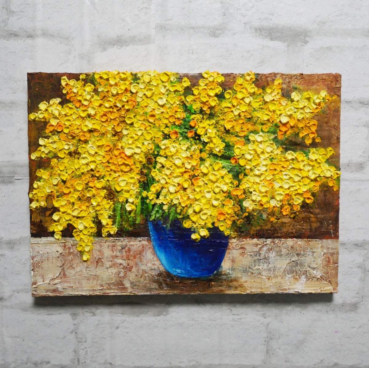 楽天市場】絵画 竹内一郎 油絵・油彩画 『花』 花 静物 穏やか