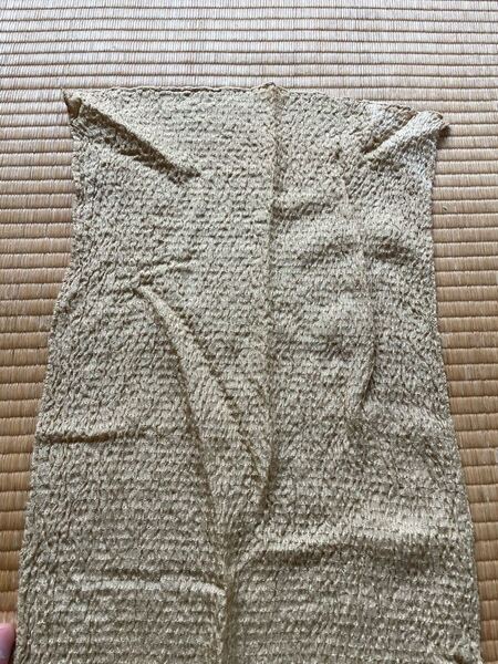 草木染め シルクストール ヤシャブシ ハンドメイド