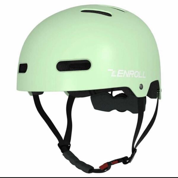 新品 Zenroll 自転車 ヘルメット M 黄緑 子供 大人 男性 女性