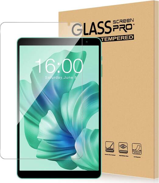 【送料無料】○TECLAST P85T フィルム 強化ガラス 高透過率 高感度タッチ 硬度9H 指紋防止 気泡防止 撥水撥油 耐衝撃(新品・未使用)