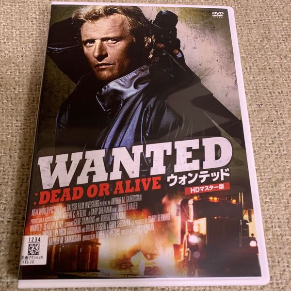 WANTED DEAD OR ALIVE DVD ウォンテッド HDマスター版 映画 ルトガー・ハウアー 洋画アクション