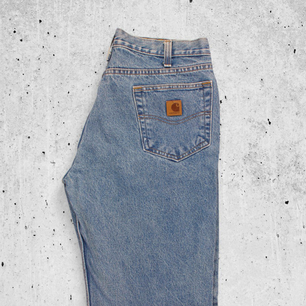 古着 CARHARTT W36×L32 B460 DENIM JEANS LVB カーハート デニム ジーンズ【Vintage】