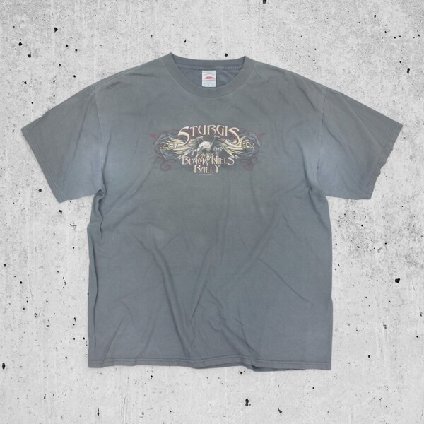 古着 00s MEXICO製 TENNESSEE RIVER WASHED GREY Tシャツ 【Vintage】