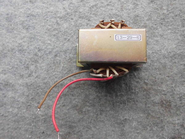 小型電源トランス DC±15V/6V用 NATIONAL標準信号発生器からの撤去品 13-29-6