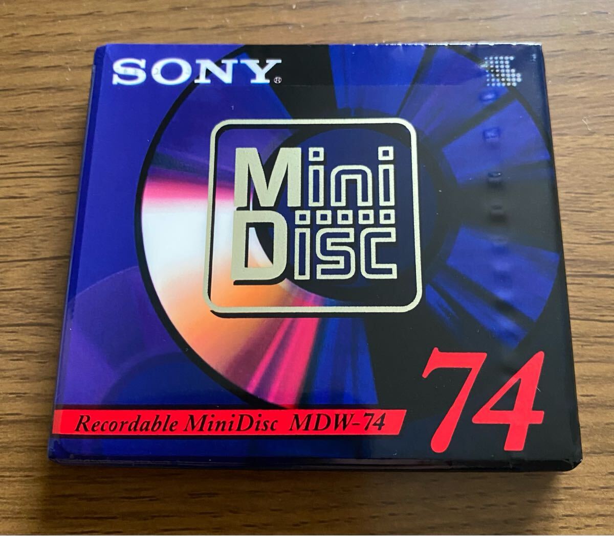  новый товар нераспечатанный MD SONY MDW-74A 74 минут 1 листов подлинная вещь редкость снят с производства minidisc Mini диск MD диск запись для MD Sony collector mini disc