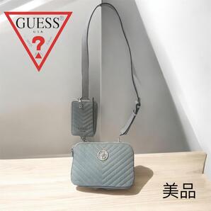 GUESS ショルダーバッグ シルバー