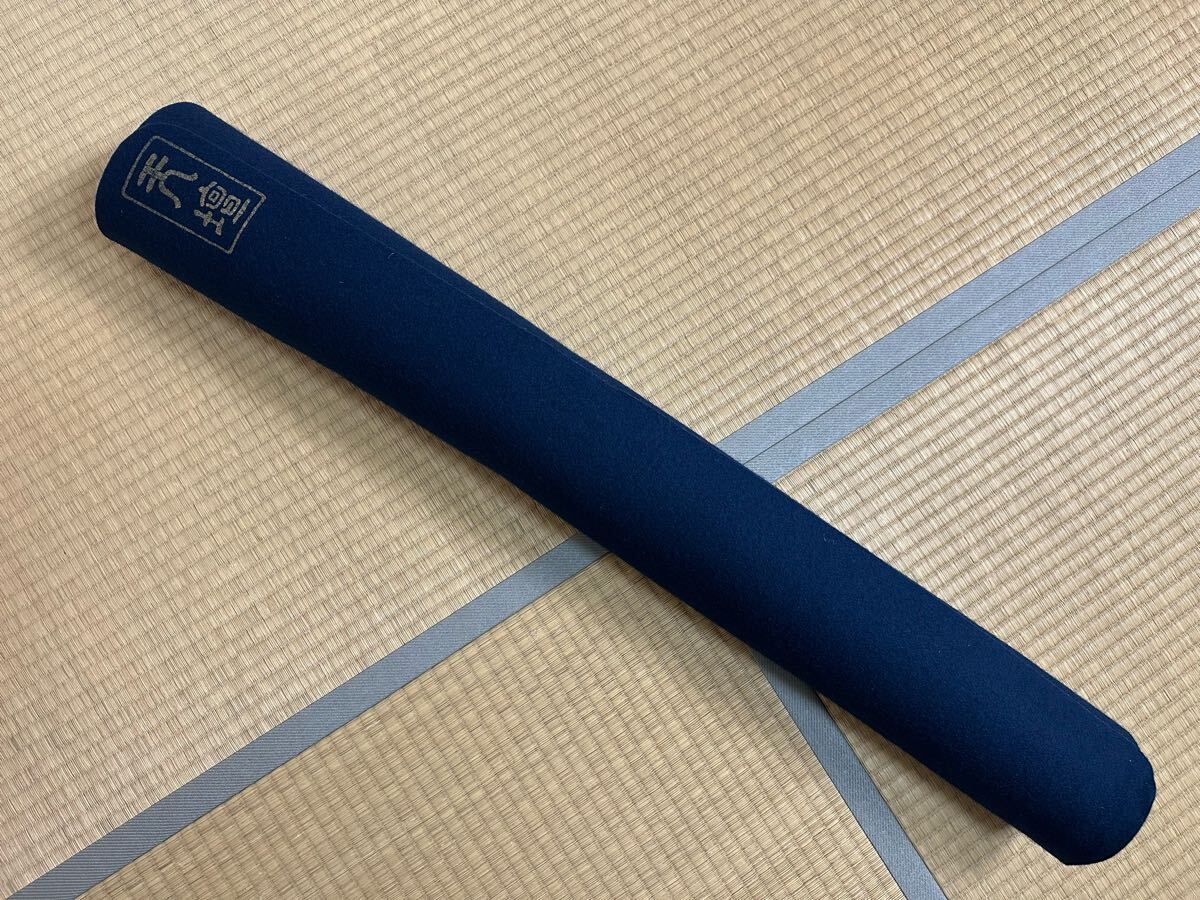 美品】「母」 天壇 毛氈 紺色 1本 日本フエルト 元箱 （402D①