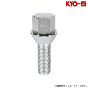 協永産業 ラグボルト 60°テーパー座 17HEX M12×P1.25 30mm 1pc クロームメッキ / Lug Bolt for Import Car (303-17-30) KYO-EI