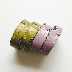 新品 ★ 倉敷意匠 ★ マスキングテープ ★ 女の子 ★ 関美穂子 ★ 4本セット ★ まとめて ★ 送料無料