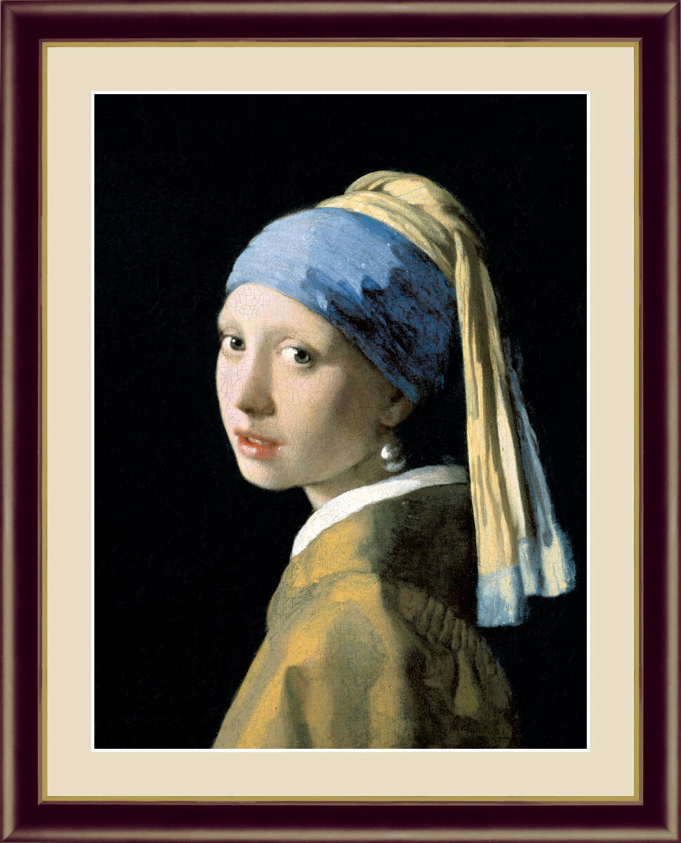ヨハネス・フェルメール、【台所の女中さん】、希少豪華画集画、新品高級額・額装付 ヨハネス・フェルメール（1632～1675年） | Mauritshuis