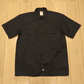 USA古着卸 Lサイズ Dickies ディッキーズ 無地 胸ポケット 半袖シャツ