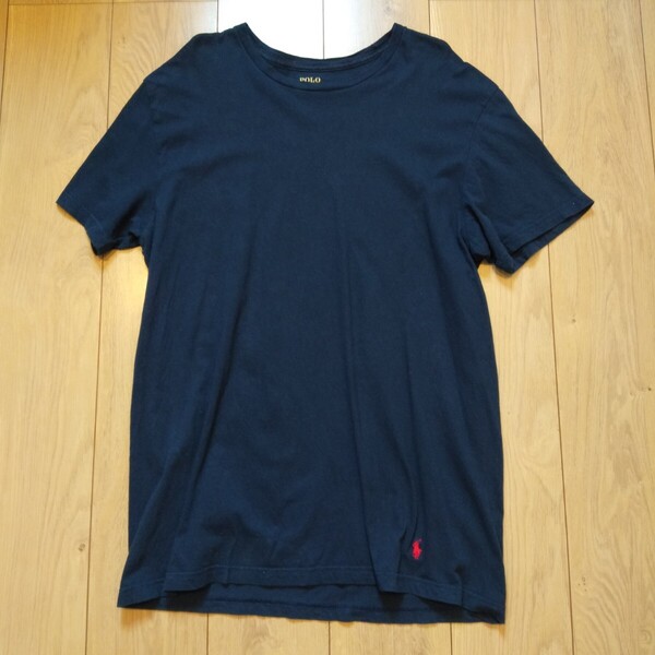 USA古着卸 Lサイズ Polo Ralph Lauren ポロ ラルフローレン裾 ロゴ刺繍 Tシャツ