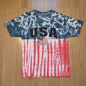 USA古着卸 Lサイズ Hanes ヘインズ USAプリント 染料染め Tシャツ