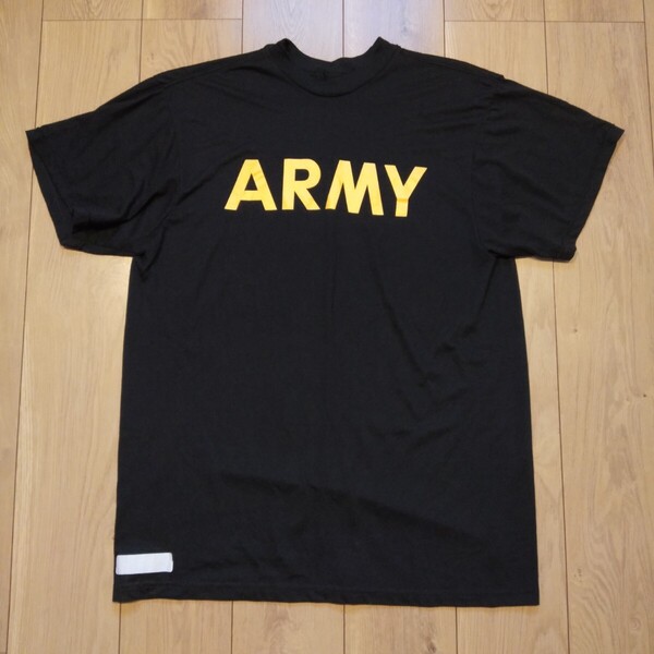 ☆USA古着卸 Lサイズ military ARMY アメリカ陸軍 ロゴ プリント Tシャツ