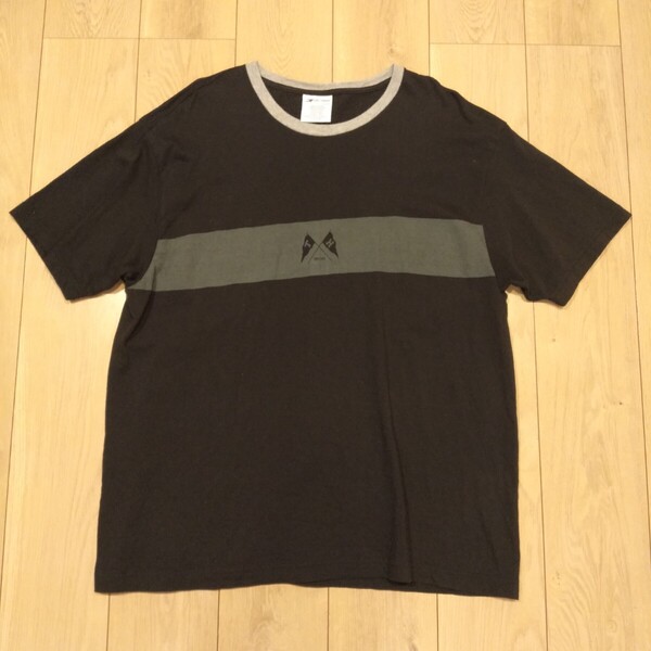 USA古着卸 XLサイズ TOMMY HILFIGER トミーヒルフィガー プリント リンガー Tシャツ