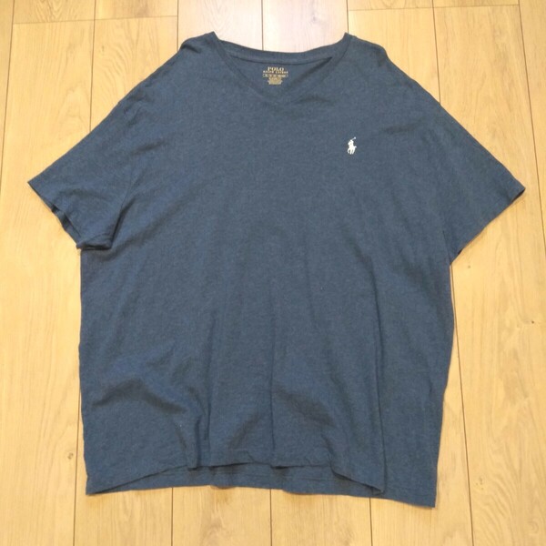 USA古着卸 XLサイズ Polo Ralph Lauren ポロラルフローレン ロゴ刺繍 Tシャツ
