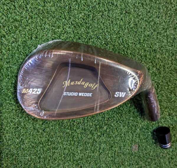 新品 マスダゴルフ スタジオウェッジ M425 SW 銅メッキ仕上げ 58 ヘッドのみ マスダオリジナルソケット付