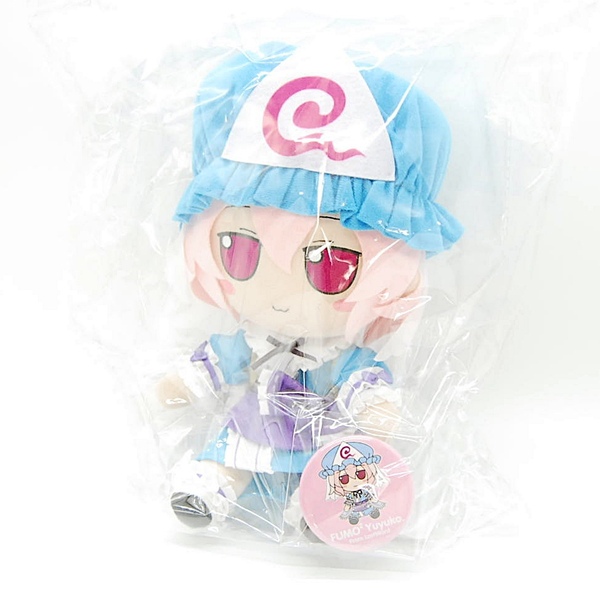 匿名配送・新品・未開封 ふもふもゆゆこ。 ろすとわーどばーじょん バッジ付 東方プロジェクト ぬいぐるみ 87 Gift LostWord 亡霊楼主ver.