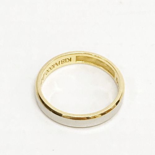 BURBERRY バーバリー ワンポイント ロゴ リング/K18/Pt1000/10号《レディース古着・山城店》T060
