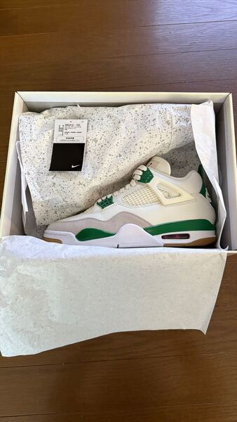 送料無料 ナイキ ジョーダン NIKE SB AIR JORDAN 4 RETRO SP PINE GREEN 27.5cm DR5415-103 パイン グリーン