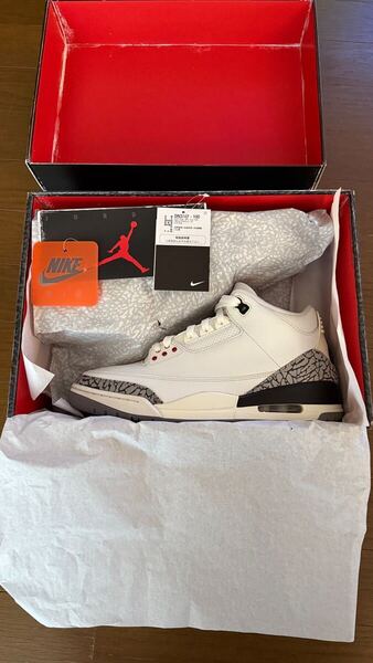 Nike Air Jordan 3 Retro White Cement Reimagined エアジョーダン リイマジンド ホワイトセメント US9.5 27.5cm