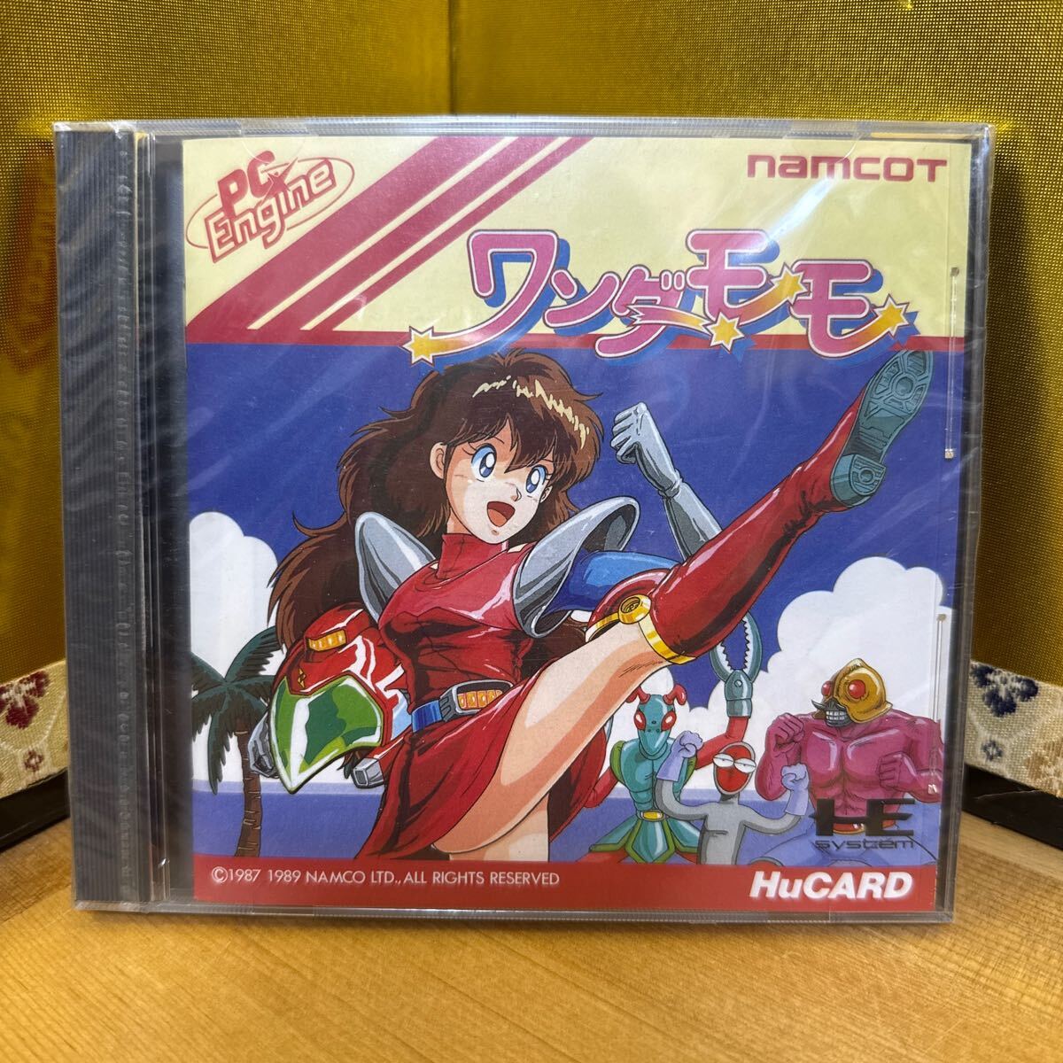 PCE】新品未開封 ナムコ ワンダーモモ Hucard PCエンジン ソフト