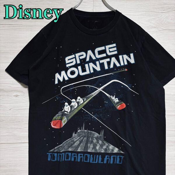 【入手困難】Disney ディズニー space mountain スペースマウンテ Tシャツ Lサイズ ヴィンテージ アトラクション ミッキー 海外輸入