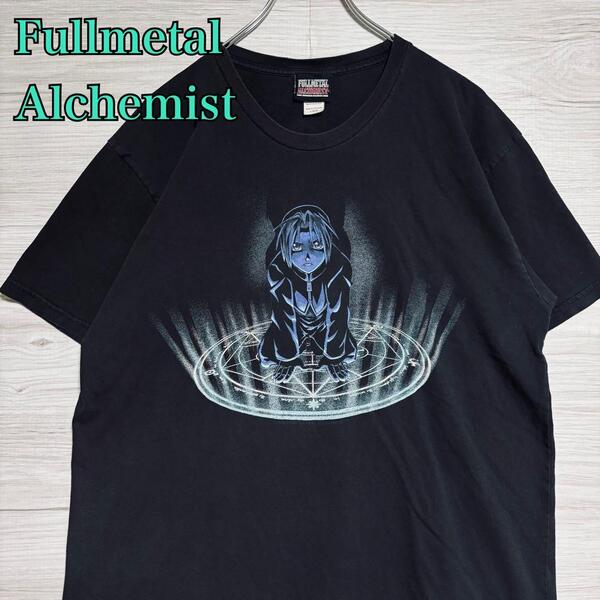 【入手困難】鋼の錬金術師 Tシャツ Lサイズ 両面デザイン アニメ バックプリント 漫画 海外輸入 ヴィンテージ ゆったり アニメ