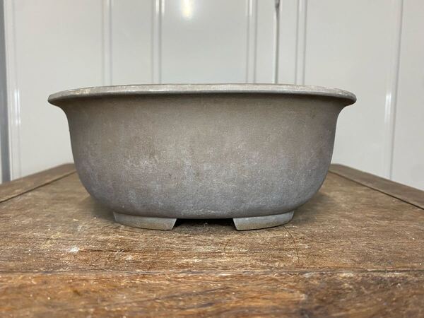 盆栽鉢 鳥泥 楕円 小品盆栽 寄せ植え 雑木 観葉植物 多肉植物 山野草 草花 花 松盆栽 松柏 盆栽 ガーデニング 鉢 植木鉢