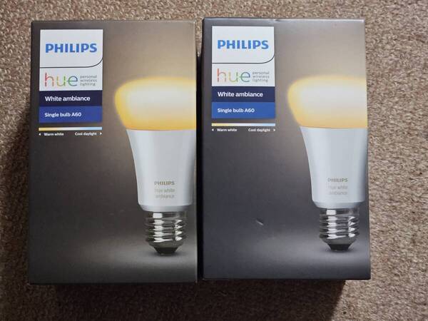 PHILIPS Hue フィリップス White Ambiance Single bulb A60 未開封 2個セット