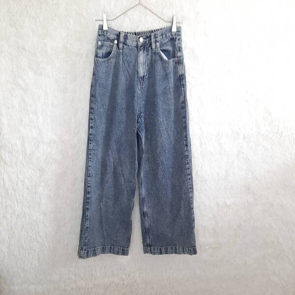 レトロガール RETRO GIRL ワイド デニム パンツ M レディース イ