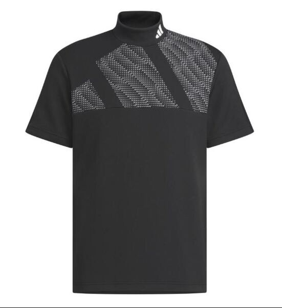送料無料◆新品◆アディダス ゴルフ BOSモチーフ モックネック 半袖シャツ◆(XL)◆MKR94 (HY0941)◆adidas GOLF