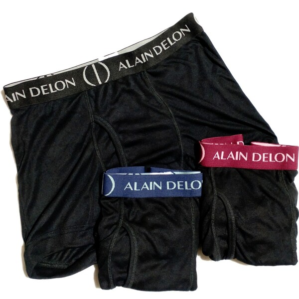 特価/未使用【3枚組/サイズ=LL(XL)】ALAIN DELON/アラン・ドロン/メンズ/前開き/ボクサーブリーフ/パンツ/胴囲=94~104cm/画像の3枚②