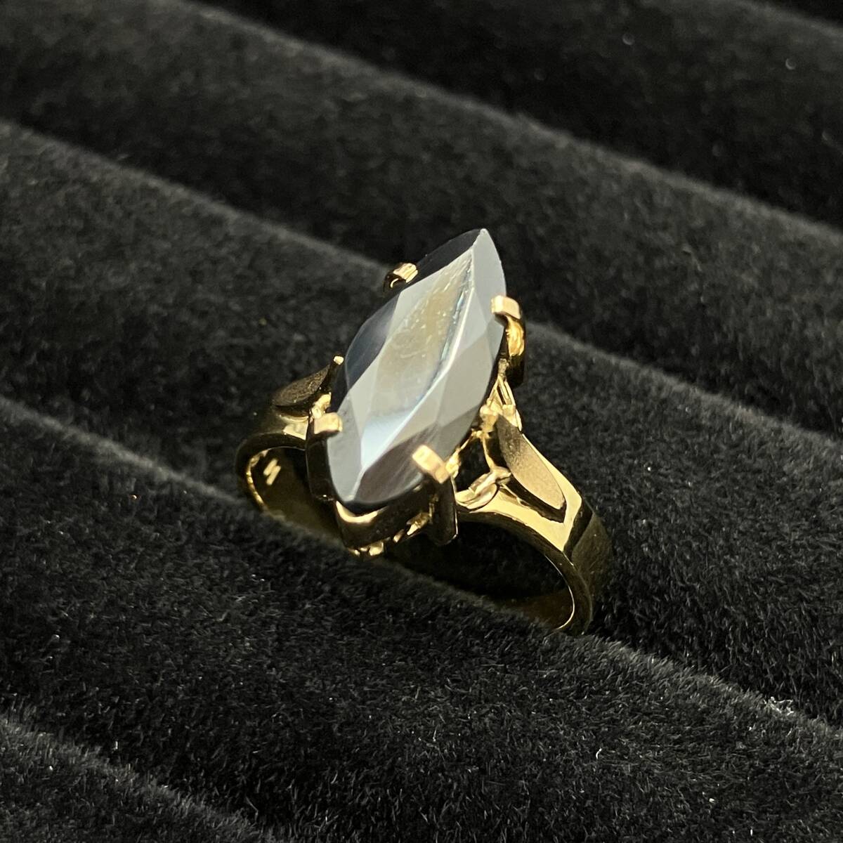 新品仕上済み デザイン リング K18 11号 5.4g 金 イエロー