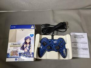 ジャンク PlayStation3 HORI アイドルマスターワンフォーオール コントローラー (クリーニングクロス欠品)CHIHAYA Ver.