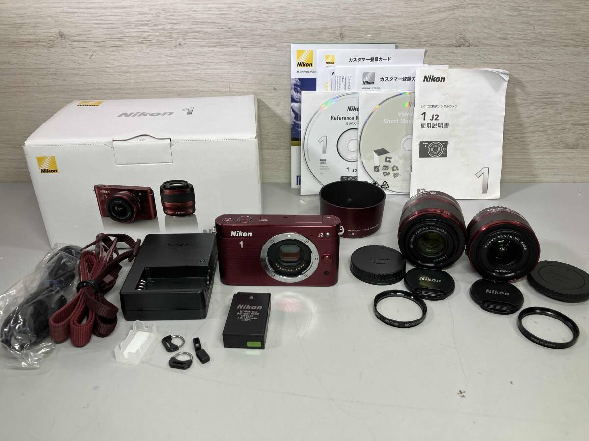 Yahoo!オークション -「nikon 1 j2 ダブルズームキット」の落札