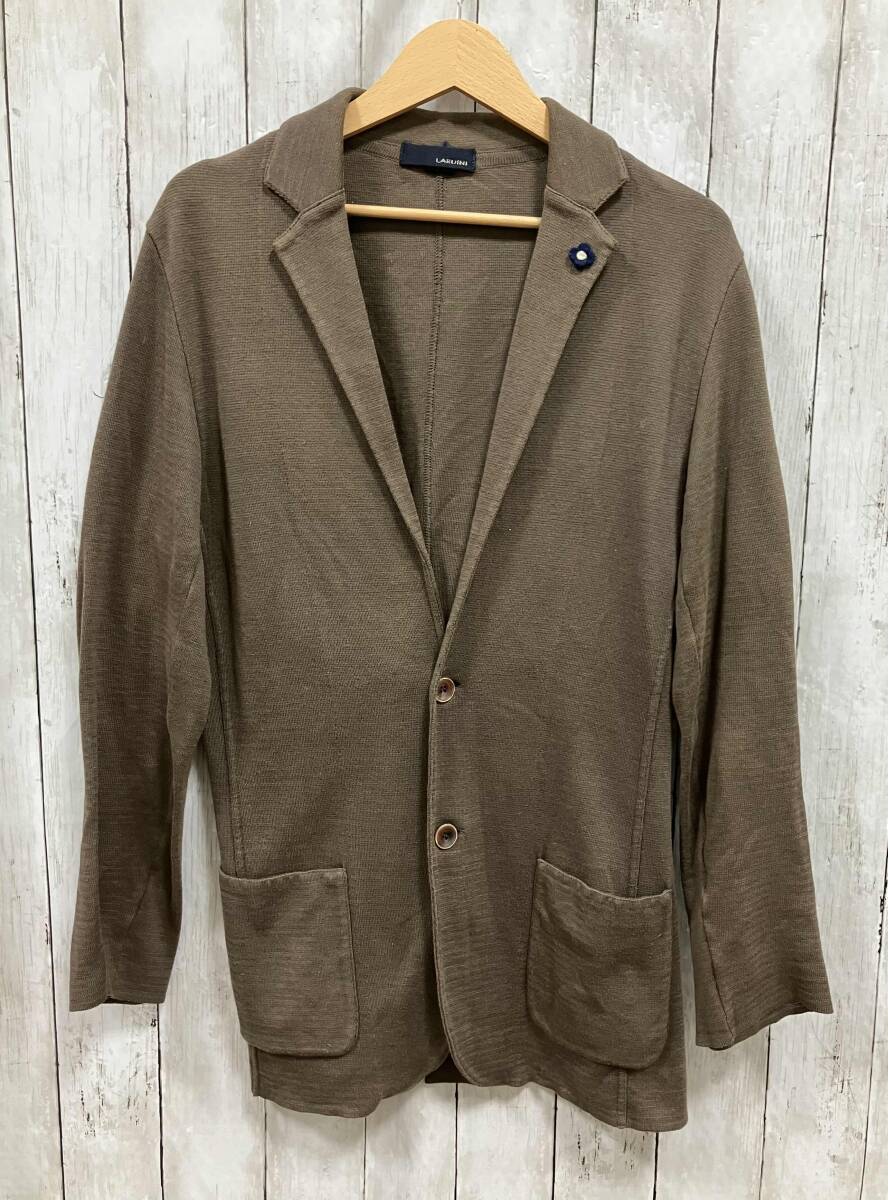 LARDINI ラルディーニ 24年製 JZLJM57 ネイビー 6つ釦 ダブル