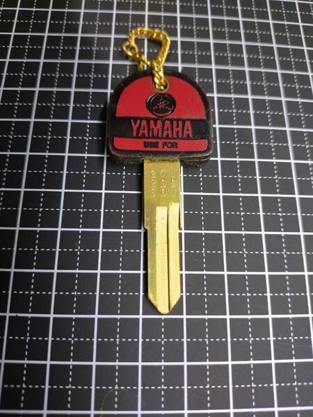 ヤマハ 合鍵 ブランクキー 金 レザーグリップ