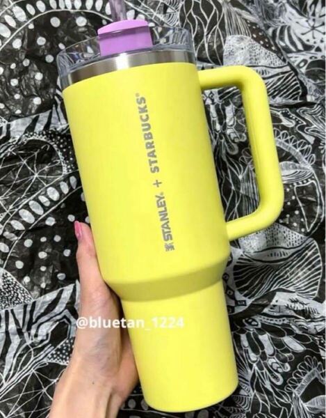 日本未発売 レア タイ スターバックス コラボ スタンレー 40oz クエンチャー イエロー パープル レモン STANLEY