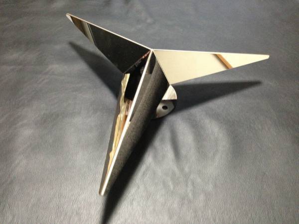 鏡面ステンレス製 大型車用 22.5インチ ホイールスピンナー 4個 デコトラ